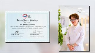 Dos. Dr. Rəhimə Qabulova Asiya Ürək Cəmiyyətinin Kardiovaskulyar Profilaktika Şurasının rəhbəri təyin olunub